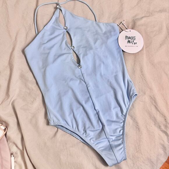 Princess Polly Lottie Bodysuit Blue‎ Size US 4 Small - Picture 5 of 11